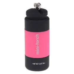 Mini torch flashlight - LED - USB - rechargeable - waterproof - with keychain