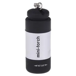 Mini torch flashlight - LED - USB - rechargeable - waterproof - with keychain