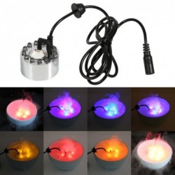 Ultrasone mistmaker - voor watervijver / fontein / luchtbevochtiger - van kleur veranderende LED-lamp - 24VLuchtbevochtigers