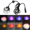 Ultrasonic fog maker - for water pond / fountain / air humidifier - color changing LED light - 24V