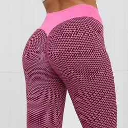 Sexy Push Up Leggings - Netzmuster - hohe Taille - schnell trocknend