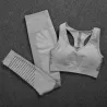 Elastischer Push-Up BH / Leggings - Nahtlos - Hohe Taille - 2er Set