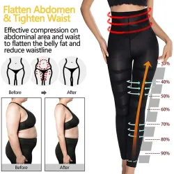 Thigh / stomach / legs slimming tights - compression leggings - anti-cellulite - high waisted