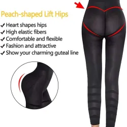 Thigh / stomach / legs slimming tights - compression leggings - anti-cellulite - high waisted