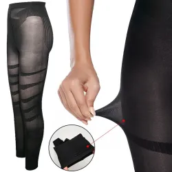 Afslankpanty voor dij / buik / benen - compressielegging - anti-cellulitis - hoge tailleBroeken