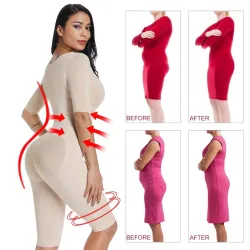 Body wyszczuplające - ramiona / talia / uda - modelowanie całego ciała - z zamkiemKombinezony