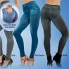 Warme Leggings - Schlankheitshose - mit Fleecefutter / Taschen
