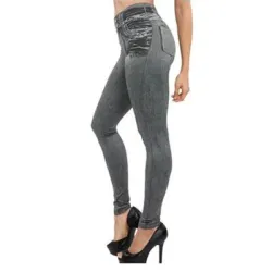 Warme Leggings - Schlankheitshose - mit Fleecefutter / Taschen