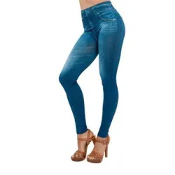 Warme Leggings - Schlankheitshose - mit Fleecefutter / Taschen