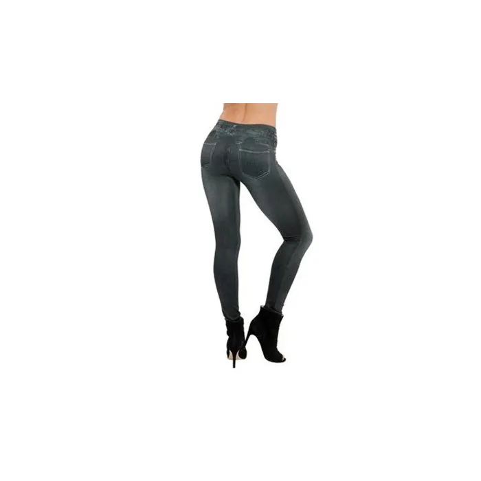 Warm leggings - slimming pants - with fleece lining / pockets