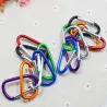 Legering karabijnhaak met gesp - sleutelhanger - 5 stuksSleutelhangers