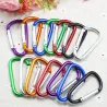 Legering karabijnhaak met gesp - sleutelhanger - 5 stuksSleutelhangers