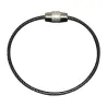 llaveroDurable stainless steel wire keychain -  ring connector - hanging cable - 5/10 pieces