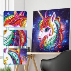 5D diamond painting - mosaic - unicorn / cat / owl - educational arts craft