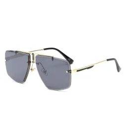 Gafas de solVintage square sunglasses for men - rimless