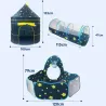 3 in 1 kids playhouse - tent / ball pool / crawling tunnel