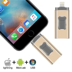 3 in 1 pendrive - USB Flash Drive - 3.0 - OTG - for iPhone / Android / Tablet / PC