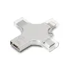 Pamięć flash 4 w 1 - micro USB / type-C / OTG - pendrive - 16GB / 32GB / 64GB / 128GBPamięć USB