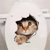 Pegatinas de pared3D cute cat - wall stickers - vinyl