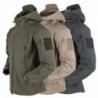 Thermal jacket - with hood / pockets / zippers - windproof / waterproof