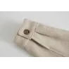 Vintage Wolljacke beige - mit Taschen / Gürtel / Knöpfen