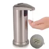 Distributeur de savon automatique - acier inoxydable - détection infrarouge