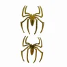 3D spider - car sticker - chrome