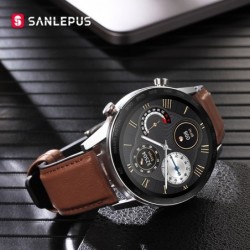 SANLEPUS - Smart Watch - tętno - rozmowy telefoniczne - trening - wodoodporny - Bluetooth - Android / IOSZegarki
