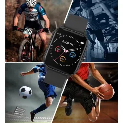 LIGE P8 - Smart Watch - Bluetooth - wodoodporny - LED - Android / IOS - unisexZegarki