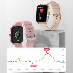 COLMI P8 Plus - 1,69 cala Smart Watch - GTS 2 - pełny dotyk - fitness tracker - monitorowanie snu - połączenia - wodoodpornyW...