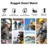 KOSPET ROCK - Smart Watch - Bluetooth - Android / IOS - wodoodporny - fitness tracker - ciśnieniomierzInteligentne zużycie