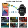 KOSPET ROCK - Smart Watch - Bluetooth - Android / IOS - wodoodporny - fitness tracker - ciśnieniomierzInteligentne zużycie