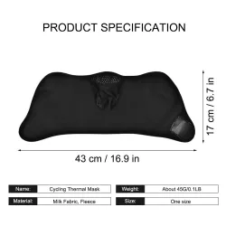 Masque facial de moto - cagoule chaude avec protection des oreilles