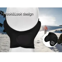 Masque facial de moto - cagoule chaude avec protection des oreilles