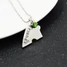 Collar"Best Friends Forever and Ever" - collar en forma de corazón con cristales - 4 piezas