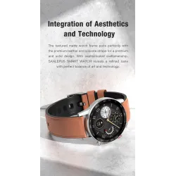 SANLEPUS - Smart Watch - Herzfrequenz - Telefonate - Training - wasserdicht - Bluetooth - Android / IOS