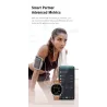 SANLEPUS - Smart Watch - Herzfrequenz - Telefonate - Training - wasserdicht - Bluetooth - Android / IOS