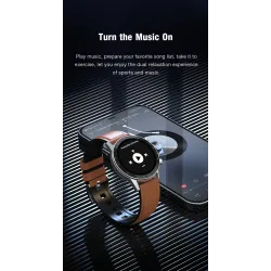 SANLEPUS - Smart Watch - Herzfrequenz - Telefonate - Training - wasserdicht - Bluetooth - Android / IOS