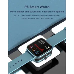 LIGE P8 - Smart Watch - Bluetooth - wodoodporny - LED - Android / IOS - unisexZegarki