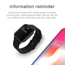 LIGE P8 - Smart Watch - Bluetooth - wodoodporny - LED - Android / IOS - unisexZegarki