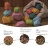 De maderaCreative educational building toys for children - nordic style wooden building blocks - rainbow colors
