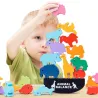Wooden balance blocks - marine life / wild life / dinosaurs life - educational toy