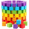 Colorful building cubes - wooden blocks - educational toy - 30 pieces
