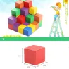 Colorful building cubes - wooden blocks - educational toy - 30 pieces