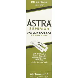 Astra Superior - Platin-Rasierklingen - Doppelschneide - 100 Stück