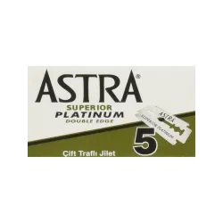Astra Superior - platynowe żyletki - podwójne ostrze - 100 sztukGolenie