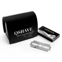 Used shaving blade disposal case