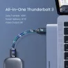 UGREEN - USB C HUB duplo tipo C para multi USB 3.0 4K HDMI - adaptador Thunderbolt 3 - para MacBook Pro Air