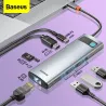 Baseus - USB C HUB USB typ-C - multi HUB 3.0 - Ethernet - rozdzielacz - przejściówka - do Macbooka / SamsungaHuby
