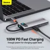 Baseus - USB C HUB USB typ-C - multi HUB 3.0 - Ethernet - rozdzielacz - przejściówka - do Macbooka / SamsungaHuby